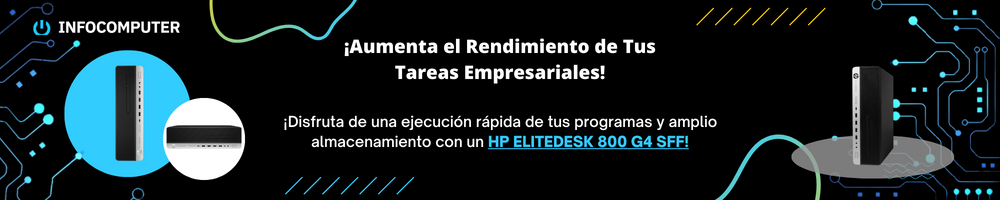 Ahorra y compra el HP ELITEDESK 800 G4 SFF en Infocomputer